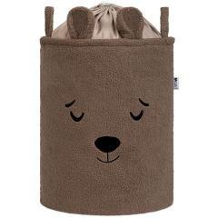 Kosz na zabawki brązowy miś XL