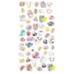 Naklejki candy drops kaleidoscopic 53szt