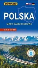 Polska - mapa samochodowa w.2026 1:650 000