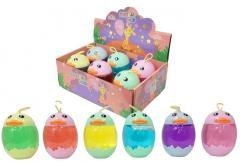 Slime jednokolorowy przeźroczysty jajku MIX