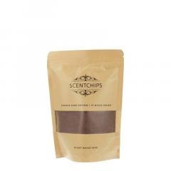 Świeca sypana 250gr wosk perłowy brązowy