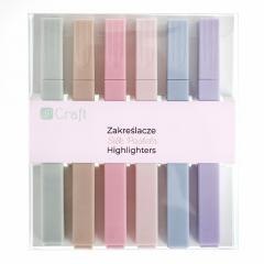 Zakreślacze silk pastels 6szt