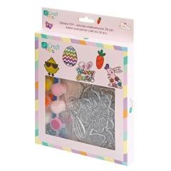 Zestaw diy witraże wielkanocne 30szt