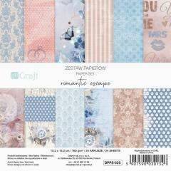 Zestaw papierów romantic 15,2x15,2cm 24 kartki