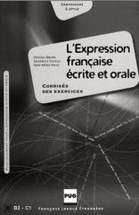Expression francaise ecrite et orale