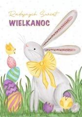 Karnet B6 Wielkanoc Zajączek