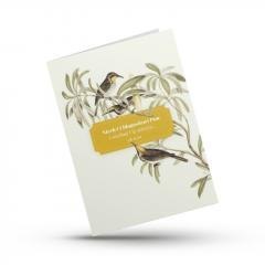 Kartka składana - Błogosławieństwo - ptaszki