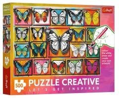 Puzzle 500 Kolekcja motyli TREFL