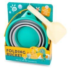 Składane wiaderko i łopatka do piasku
