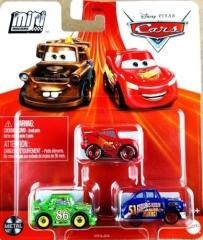 Cars Auta Mikroauta 3-pak