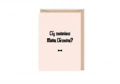 Karnet Chrzest - Rodzice Chrzestni