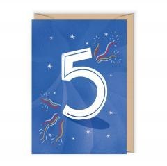 Karnet Urodziny 5