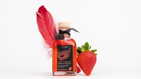 ZESTAW DO MASAŻU LIPS MASSAGE KIT STRAWBERRY 100 ML 27-0026