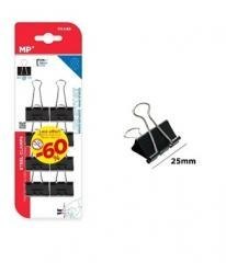 Klipsy biurowe 25mm 8szt