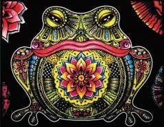 Kolorowanka welwetowa Żaba 47x35cm