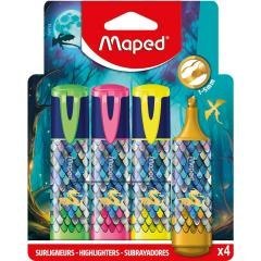 Zakreślacz Dragon Fluo 4kol MAPED