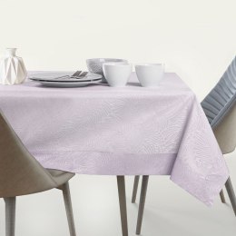 Obrus Gaia Liliowy Tłoczony Roślinny 140x350 AmeliaHome - TCLOTH/AH/GAIA/BRD/LILA/140X350