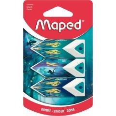 Gumka Pyramid Dragon 3szt MAPED