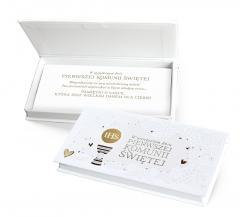 Pudełko ozdobne na banknoty Komunia