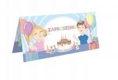 Zaproszenie na urodziny - Przyjęcie (10szt)