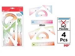 Zestaw geometryczny 4 elementy 20cm