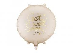 Balon foliowy pastylka Get Well Soon 35x35cm