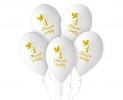 Balony Gemar pastel premium hel Chrzest 32cm 5szt