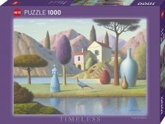 Puzzle 1000 Timeless, Pani w błękicie