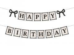 Baner Happy Birthday Kokardki 100cm