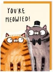 Karnet 298 Ślub Koty You're MEOWIED!
