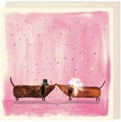 Karnet kwadrat 076 Ślub Jamniki