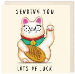 Karnet kwadrat 168 Kot szczęścia