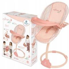 Krzesełko dla lalek, huśtawka i nosidło 3w1