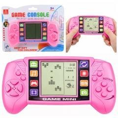Gra elektroniczna konsola tetris różowa