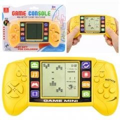 Gra elektroniczna konsola tetris żółta