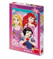 Puzzle 3 Księżniczki Disneya 24el