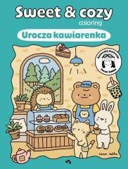 Sweet & cozy coloring. Urocza kawiarenka