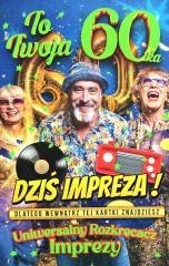 Karnet Urodziny 60 męskie