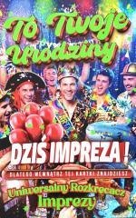 Karnet Urodziny męskie