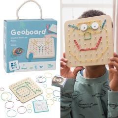 Geoplan tablica manipulacyjna edukacyjna z gumkami