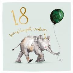 Kartka okolicznościowa Urodziny 18