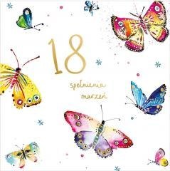 Kartka okolicznościowa Urodziny 18