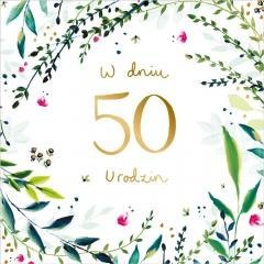 Kartka okolicznościowa Urodziny 50