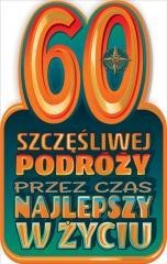 Kartka okolicznościowa Urodziny 60