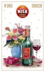 Kartka okolicznościowa Urodziny (wymienne cyfry)