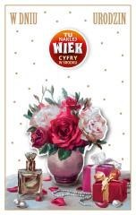 Kartka okolicznościowa Urodziny (wymienne cyfry)