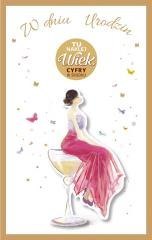 Kartka okolicznościowa Urodziny (wymienne cyfry)