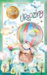 Kartka okolicznościowa Urodziny (wymienne cyfry)