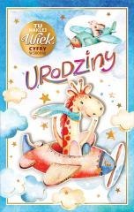 Kartka okolicznościowa Urodziny (wymienne cyfry)