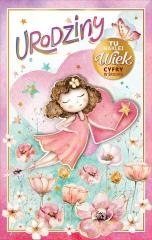 Kartka okolicznościowa Urodziny (wymienne cyfry)